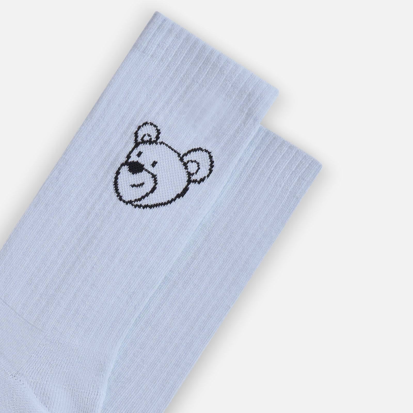 Blue Mascot Outline Socks