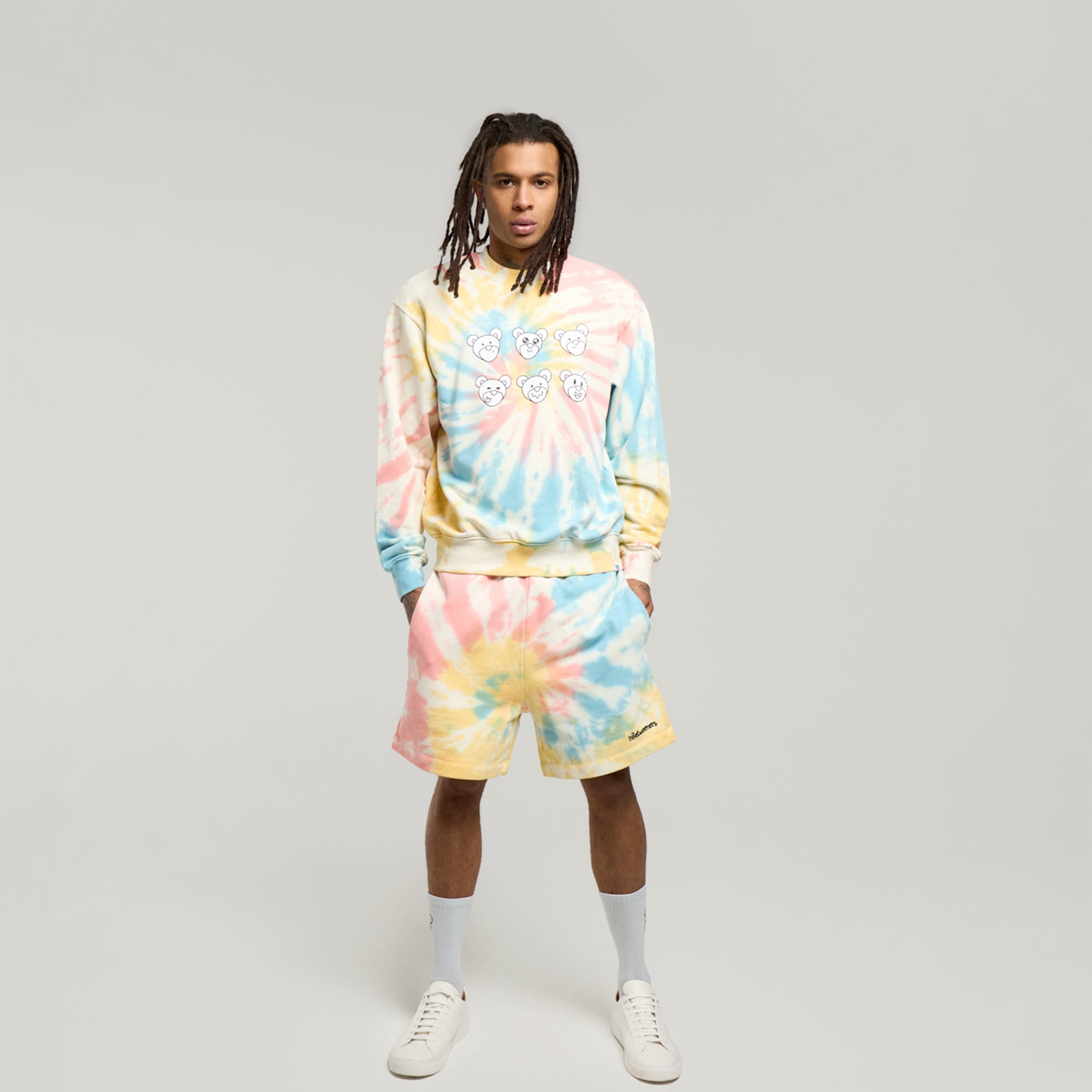 Tie Dye Bear Sweatshirt