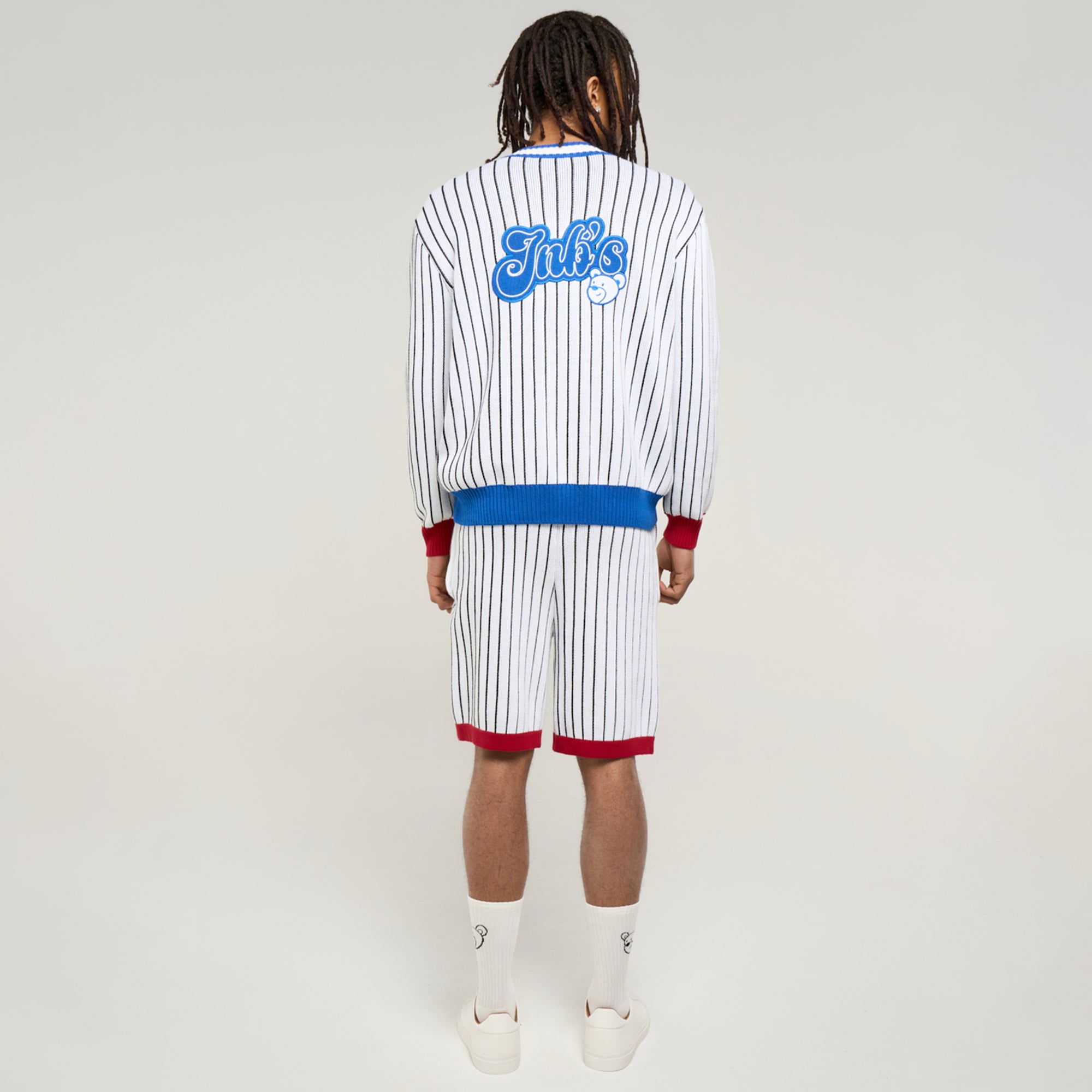 Blue Mascot Cardigan