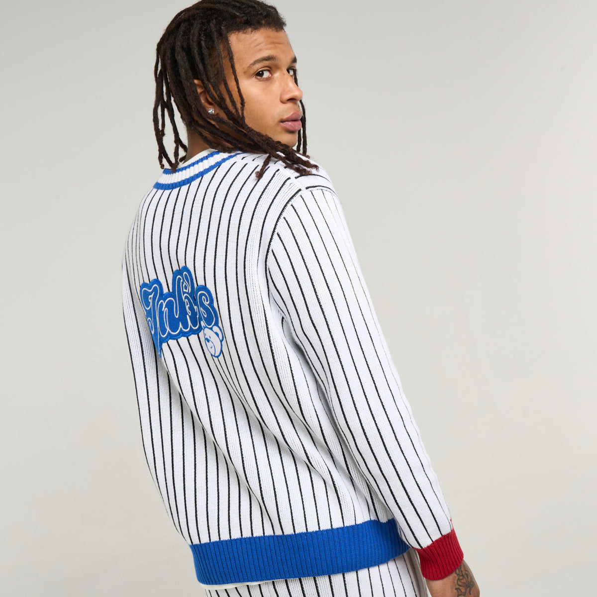 Blue Mascot Cardigan