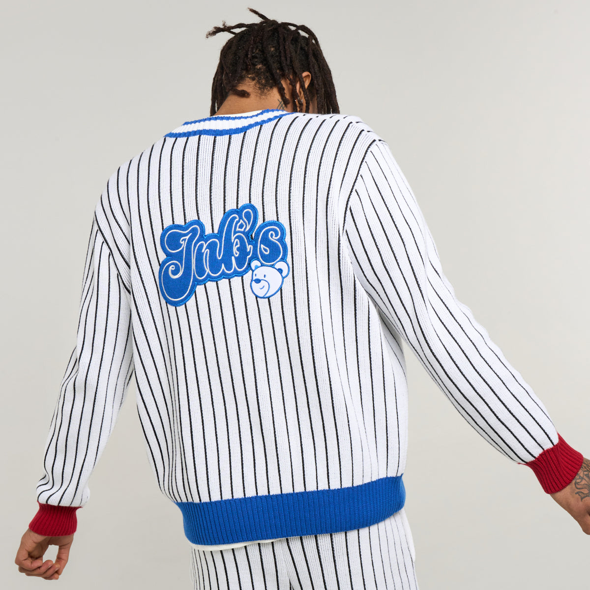 Blue Mascot Cardigan