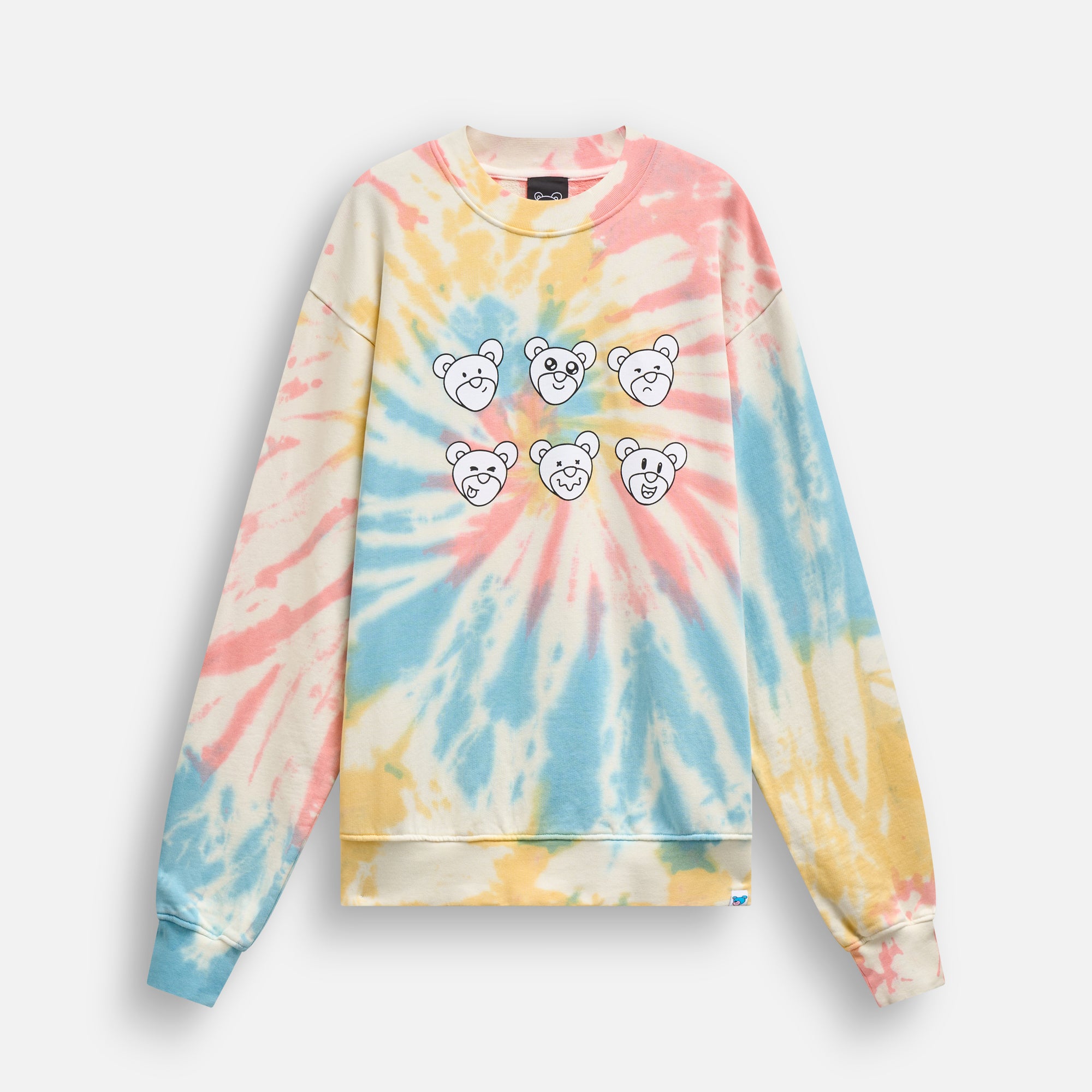 Tie Dye Bear Sweatshirt